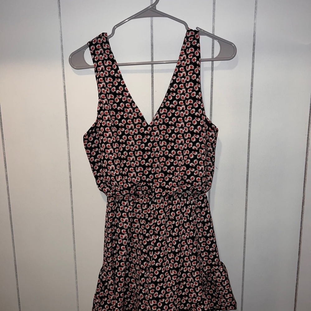 Stylish Black and Red Romper